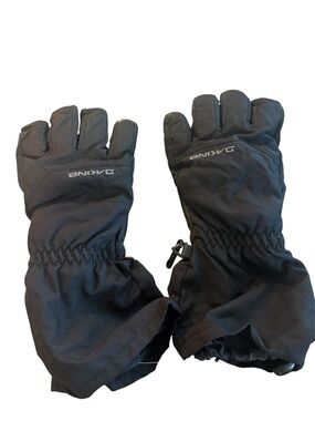 Dakine Black Kids Ski Gloves XL